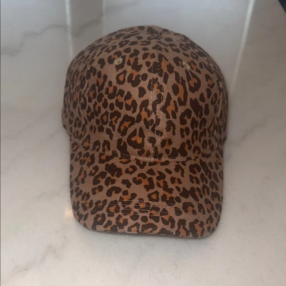 Story by Davinci Leopard Print Baseball Cap - Picture 4 of 5